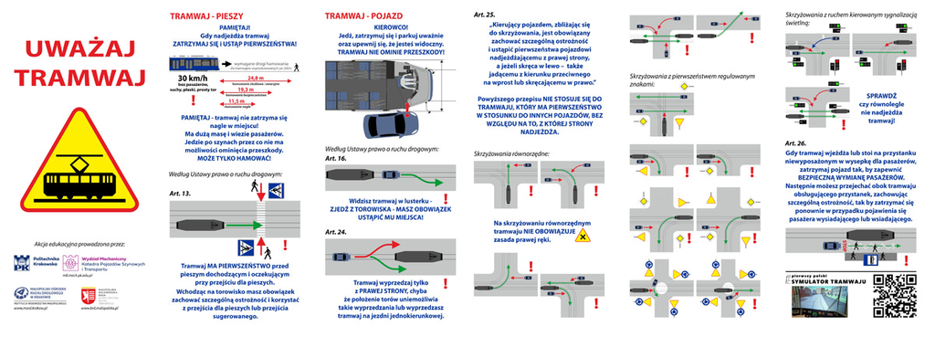 Ilustracja związana z treścią „UWAŻAJ! TRAMWAJ! – akcja edukacyjna” – ujęcie 3.